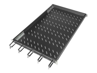 DIGITUS Fachboden mit Kabelführung DN-97685 - Schwarz_thumb