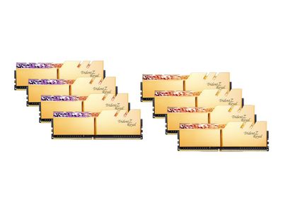 G.Skill RAM Trident Z Royal Series - 128 GB (8 x 16 GB Kit) - DDR4 3200 DIMM CL16_thumb