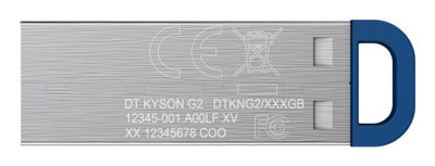 Kingston USB flash drive DataTraveler Kyson G2 - USB 3.2 Gen 1 - 128 GB - silver/blue_2
