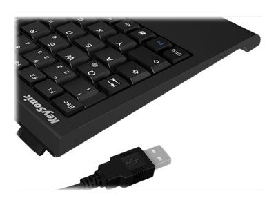 KeySonic Keyboard ACK-595 C - UK Layout - Black_11