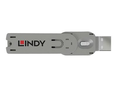 ZUB Lindy Schlüssel für USB Port Schloss weiß_2