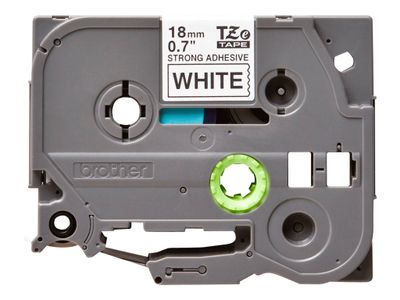 Brother laminated tape TZeS241 - 18 mm - Black on white_2