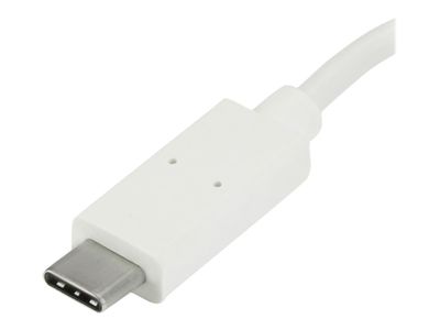 StarTech.com 4 Port USB-C Hub - USB C und 3x USB-A - USB 3.0 Hub - Weiß - 4 Port USB Hub - USB Port Expander - USB Typ C Hub - Hub - 4 Anschlüsse_thumb