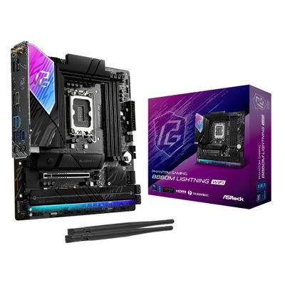 ASRock Phantom Gaming B860M LIGHTNING WIFI - motherboard - micro ATX - LGA1851 Socket - B860_1