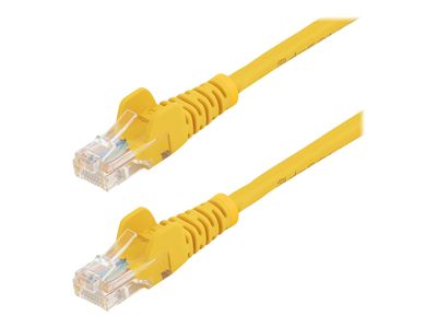 StarTech.com 1m Yellow Cat5e / Cat 5 Snagless Patch Cable - patch cable - 1 m - yellow_1