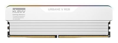 Klevv 32GB (2X16GB) 6000MHz CL28 DDR5 GAMING RAM MODULE 28-36-36-76 1.4V URBANE V RGB WHITE KIT_thumb