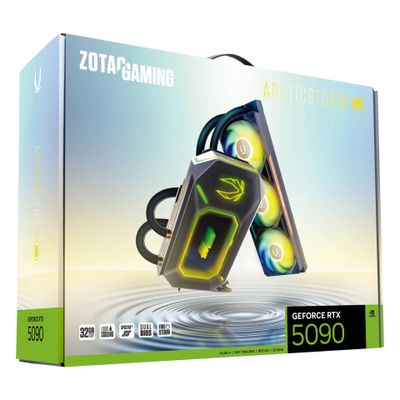 VGA Zotac RTX5090 32GB Arctic Storm water cooled_6