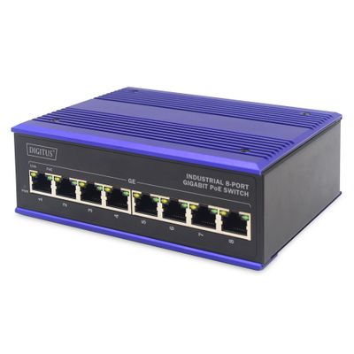 DIGITUS Industrial - switch - 8 ports - unmanaged_thumb