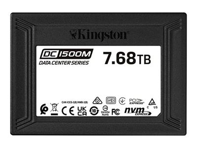 Kingston Data Center DC1500M - Solid-State-Disk - 3.84 TB - U.2 PCIe 3.0 x4 (NVMe)_thumb