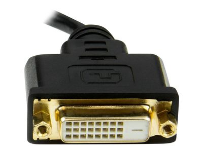 StarTech.com 8in Mini HDMI to DVI-D Adapter M/F - 8 inch Mini HDMI to DVI Cable - Connect a Mini HDMI tablet or laptop to a DVI-D display (HDCDVIMF8IN) - Videoanschluß - HDMI / DVI - 20.32 cm_3
