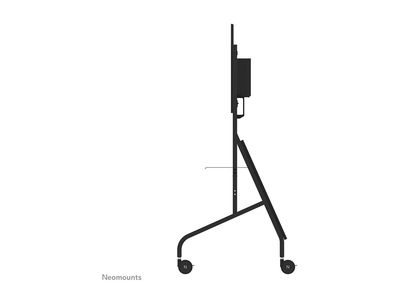 Neomounts FL50-575BL1 Wagen - robust - für Displayständer - Bodenständer - Schwarz_6