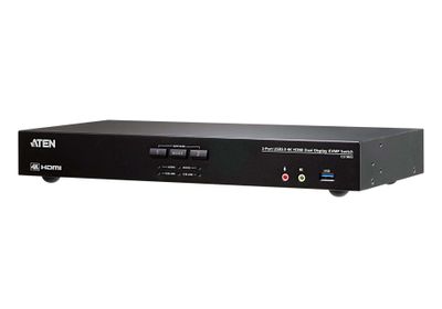 ATEN 2-Port USB 3.0 4K HDMI Dual Display KVMP™ Switch_thumb