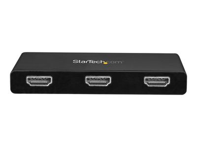 StarTech.com 3-Port Multi Monitor Adapter - USB-C to HDMI Video Splitter - USB Type-C to HDMI MST Hub - Thunderbolt 3 Compatible - Windows - external video adapter - STDP4320 - black_1
