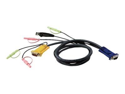 ATEN 2L-5302U - Tastatur- / Video- / Maus- / Audio-Kabel - 1.83 m_thumb