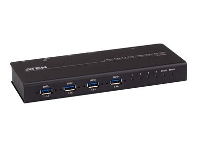 ATEN US3344I - USB-Umschalter für die gemeinsame Nutzung von Peripheriegeräten - 4 Anschlüsse - an Rack montierbar_2