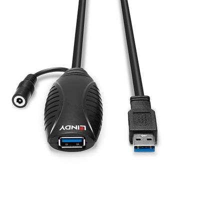 Lindy 43156 USB Kabel USB 3.2 Gen 1 (3.1 Gen 1) 10 m USB A 5 Gbit/s Schwarz_4