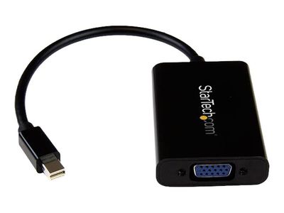 StarTech.com Mini DisplayPort to VGA Adapter with Audio - Mini DP to VGA Converter - 1920x1200 (MDP2VGAA) - video converter - black_1