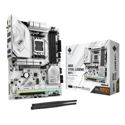 ASRock Mainboard B850 STEEL LEGEND WIFI - ATX - Socket AM5 - AMD B850_thumb