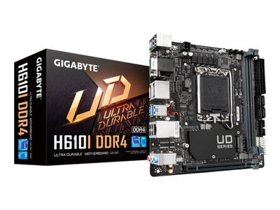 Gigabyte Motherboard H610I DDR4 - 1.0 - Mini-ITX - LGA1700-Socket - H610_4