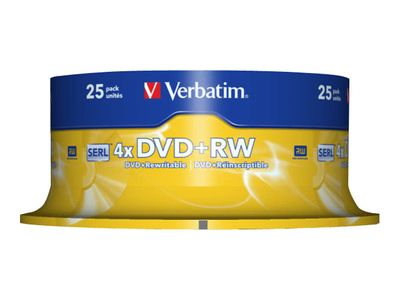 Verbatim - DVD+RW x 25 - 4.7 GB - Speichermedium_thumb