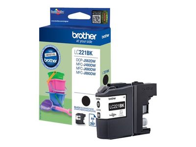 Brother LC221BK - black - original - ink cartridge_2