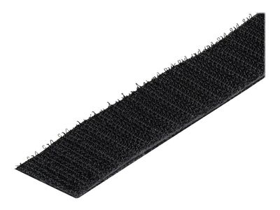 StarTech.com 25ft. Hook and Loop Roll - Cut-to-Size Reusable Cable Ties - Bulk Industrial Wire Fastener Tape - Adjustable Fabric Wraps - Black (HKLP25) - cable tie roll_6