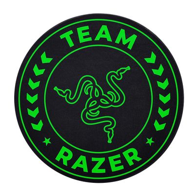Razer Team - Schutzmatte - rund - 120 cm - Schwarz, grün_1