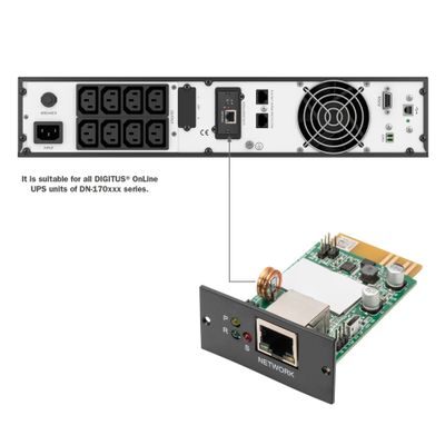 DIGITUS SNMP & WEB Card for Online UPS Systems_3