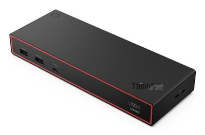 Lenovo ThinkPad USB4 Smart Dock 5500 with 135W Adapter Kabelgebunden Schwarz_thumb