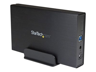 StarTech.com USB 3.1 Gen 2 External Hard Drive Enclosure for 3.5" SATA Drives - Fan-less UASP Enhanced Single Drive Enclosure (S351BU313) - storage enclosure - SATA 6Gb/s - USB 3.1 (Gen 2)_1