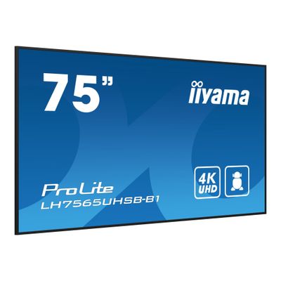 iiyama LED-Display ProLite LH7565UHSB-B1 - 190 cm (75") 3840 x 2160 4K_3