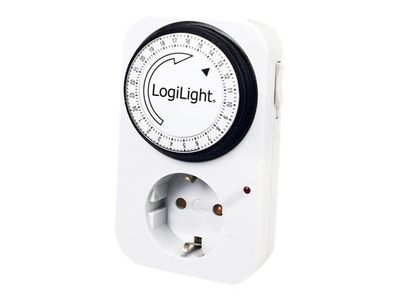 LogiLight Mechanical Time Switch - automatischer Netzschalter - 3500 Watt_1
