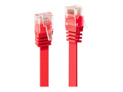 Cable Lindy Cat.6 U/UTP Flachband 5m Red_2