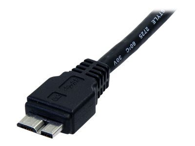 StarTech.com 0,5m USB 3.0 A auf Micro B Kabel - St/St - Schwarz - 50cm SuperSpeed USB 3.0 Anschlusskabel - Stecker / Stecker - USB-Kabel - Micro-USB Type B bis USB Typ A - 50 cm_3