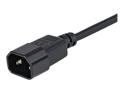 StarTech.com 1m Standard Computer Power Cord Extension C14 to C13 - power extension cable - 1 m_3