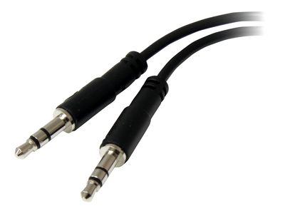 StarTech.com 3,5mm Audio Klinke Y Kabel - Headset Splitter - Adapter - 1 x 3,5mm 4 Position Buchse 2 x 3,5mm 3 Position Stecker - Schwarz - Headset-Splitter_2