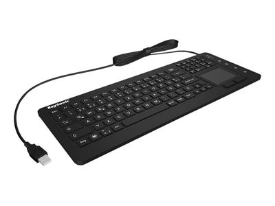 KeySonic KSK-6231 Inel - Tastatur - mit Touchpad - Schweiz - Schwarz_thumb