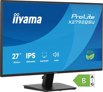 iiyama LED-Display ProLite X2792QSU-B1 - 68.6 cm (27") - 2560 x 1440 WQHD_thumb