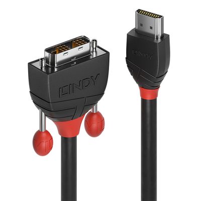 Lindy 36271 Videokabel-Adapter 1 m HDMI Typ A (Standard) DVI-D Schwarz_thumb
