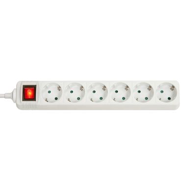 ZUB Lindy Schuko Steckdosenleiste 6-port White_thumb