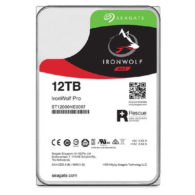 Seagate HDD IronWolf Pro ST12000NT001 - 12 TB - 3.5" - SATA 6 GB/s - OEM_4