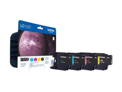 Brother LC1220VALBPDR - Schwarz, Gelb, Cyan, Magenta - Original - Tintenpatrone_thumb