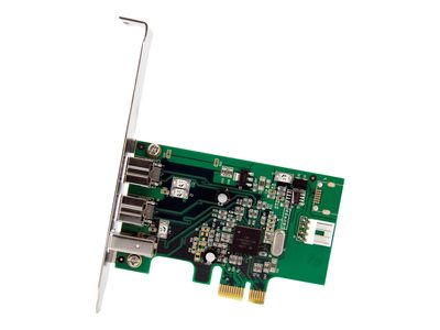 StarTech.com 3 Port 2b 1a 1394 PCI Express FireWire Card Adapter - 1394 FW PCIe FireWire 800 / 400 Card (PEX1394B3) - FireWire adapter - PCIe - 2 ports_3