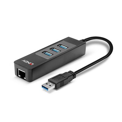 Lindy 43176 Schnittstellen-Hub USB 3.2 Gen 1 (3.1 Gen 1) Type-A 5000 Mbit/s Schwarz_5