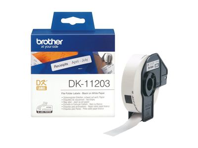 Brother filing labels P-Touch DK-11203 - 300 pcs. - 17 mm x 87 mm_thumb