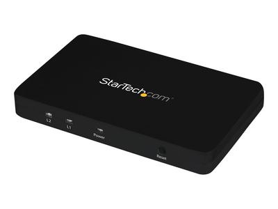 StarTech.com 2 Port HDMI 4k Video Splitter - 1x2 HDMI Verteiler mit Aluminiumgehäuse - 4k @ 30 Hz - 2-fach Ultra HD 1080p HDMI Switch - Video/Audio-Schalter - 2 Anschlüsse_1