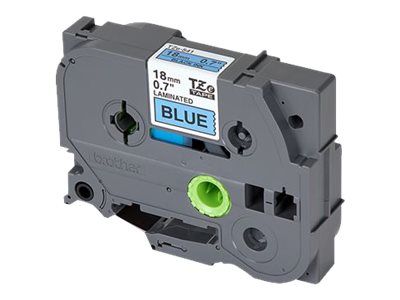 Brother laminated tape TZe-541 - Black on blue_3
