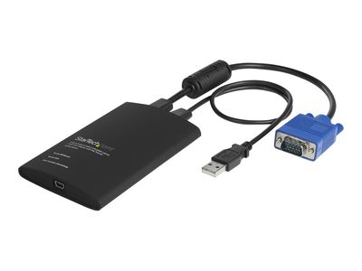 StarTech.com USB 2.0 KVM Konsole - Mobiler Laptop Crash Cart Adapter mit Datenübertragung und Videoaufnahme - Portable USB KVM Konsole - KVM-Switch - 1 Anschlüsse_2