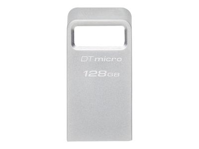 Kingston USB-Stick DataTraveler Micro - USB 3.2 Gen 1 (3.1 Gen 1) - 128 GB - silver_thumb