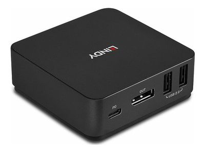 Lindy - KVM-/Audio-Switch - Typ C, DisplayPort 1.2 - 2 Anschlüsse_5